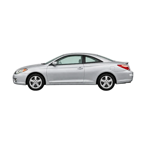 2005 Toyota Camry Solara in Silber, Ansicht: Seite (nach links gerichtet)