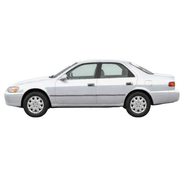1998 Toyota Camry in Silber, Ansicht: Seite (nach links gerichtet)