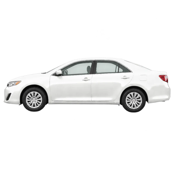 2012 Toyota Camry in weiß, Ansicht: Seite (nach links gerichtet)