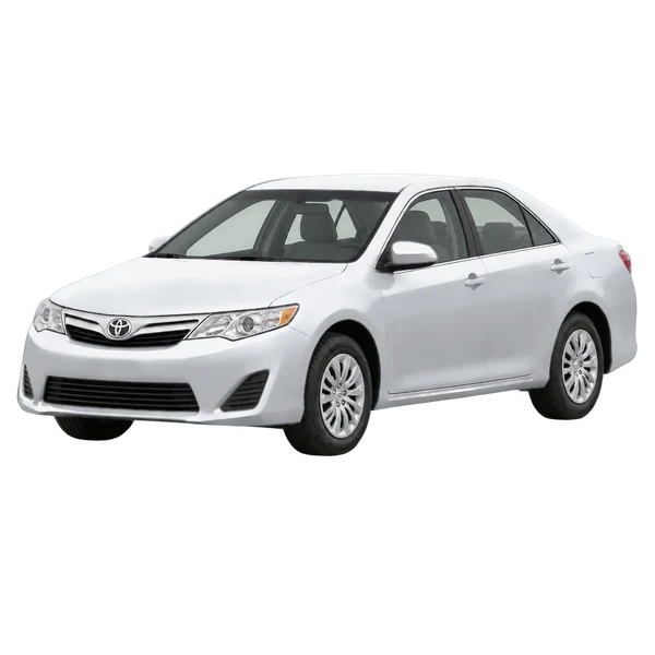 2013 Toyota Camry in Silber, Ansicht: Dreiviertelansicht vorne (nach links gerichtet)
