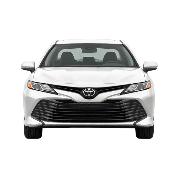 2019 Toyota Camry in weiß, Ansicht: Front