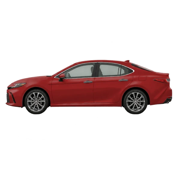 2025 Toyota Camry in 8a1c1c, Ansicht: Seite (nach links gerichtet)