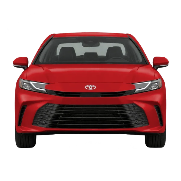 2025 Toyota Camry in rot, Ansicht: Front