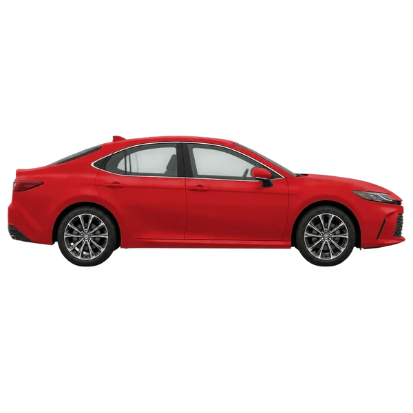 2025 Toyota Camry in rot, Ansicht: Seite (nach rechts gewandt)