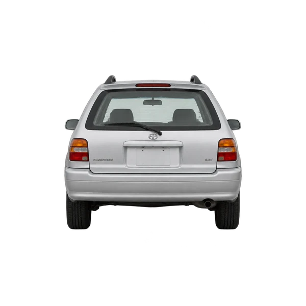 Toyota Carib 2000 en plateado, vista trasera