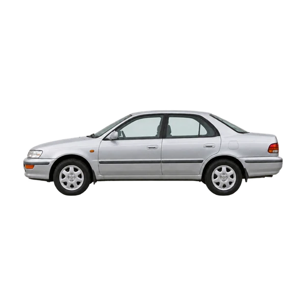 Toyota Carina E 1995 argent, vue côté (vers la gauche)