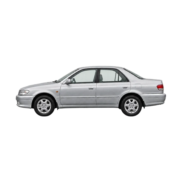 2000 Toyota Carina in Silber, Ansicht: Seite (nach links gerichtet)