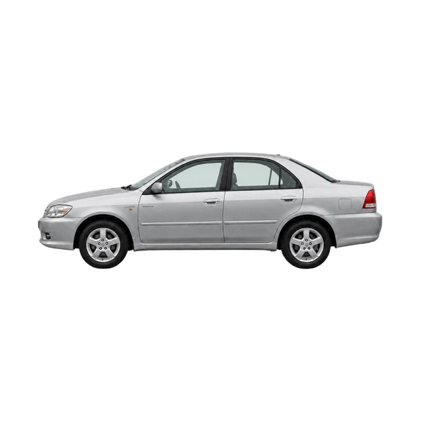 2005 Toyota Carina in Silber, Ansicht: Seite (nach links gerichtet)