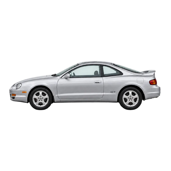 1995 Toyota Celica in Silber, Ansicht: Seite (nach links gerichtet)
