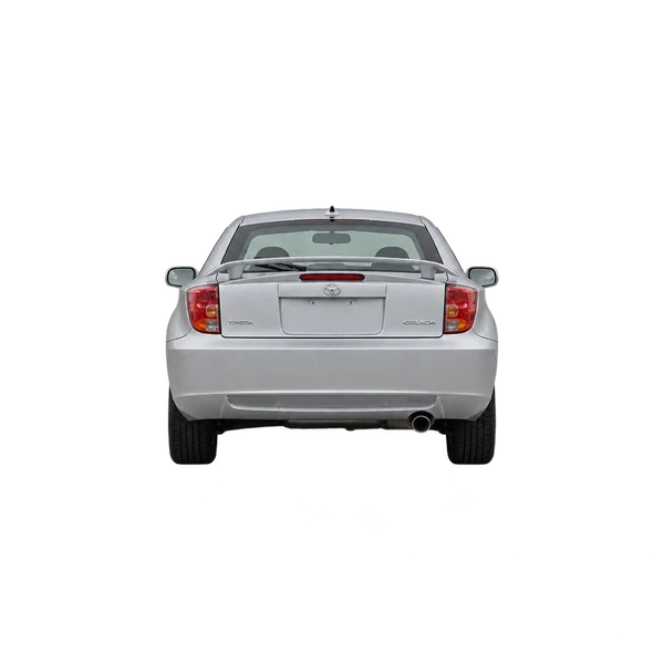 Toyota Celica 2002 en plateado, vista trasera