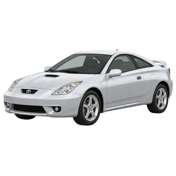 シルバーの2006 Toyota Celica(フロントスリークォーター(左向き)ビュー)