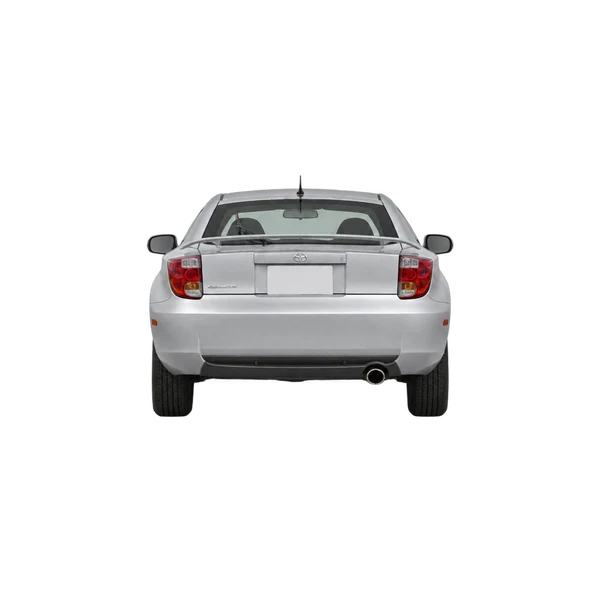 Toyota Celica 2015 en plateado, vista trasera