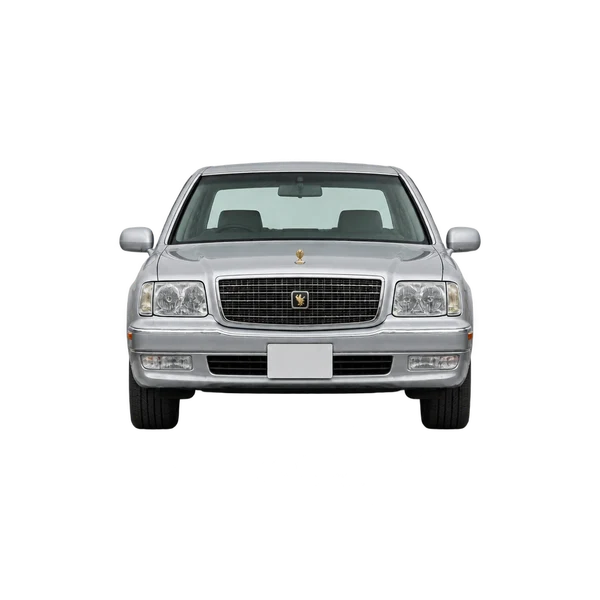 2000 Toyota Century in Silber, Ansicht: Front