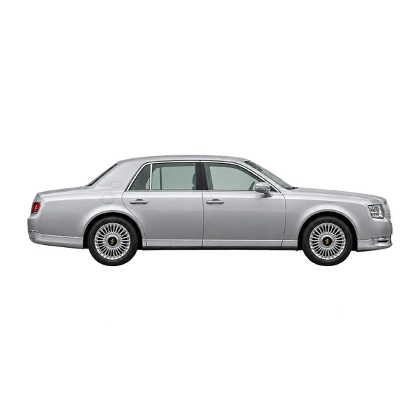 2015 Toyota Century in Silber, Ansicht: Seite (nach rechts gewandt)