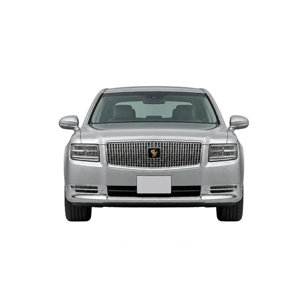 2025 Toyota Century in Silber, Ansicht: Front