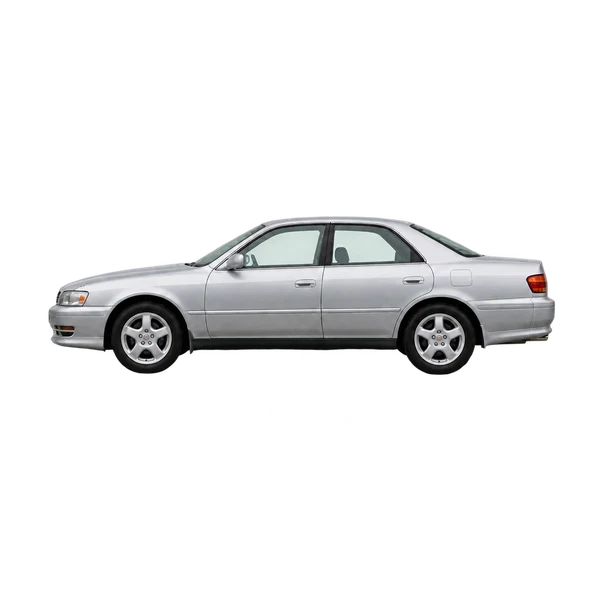 1995 Toyota Chaser in Silber, Ansicht: Seite (nach links gerichtet)