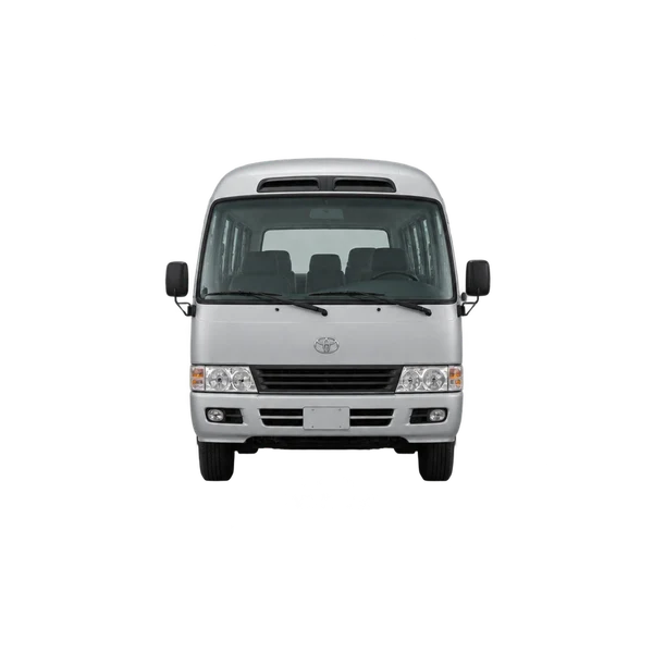 Toyota Coaster 2010 argent, vue avant