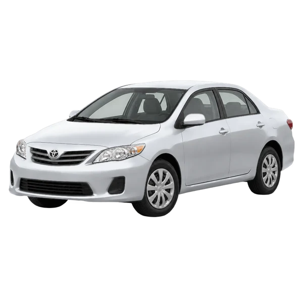 Toyota Comfort 2011 argent, vue trois-quarts avant (orienté vers la gauche)