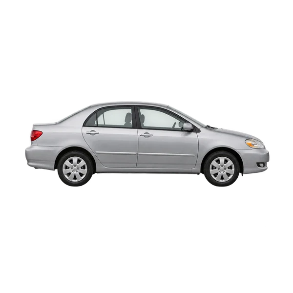Toyota Corolla Compressor 2005 باللون فضي، منظر منظر جانبي (باتجاه اليمين)