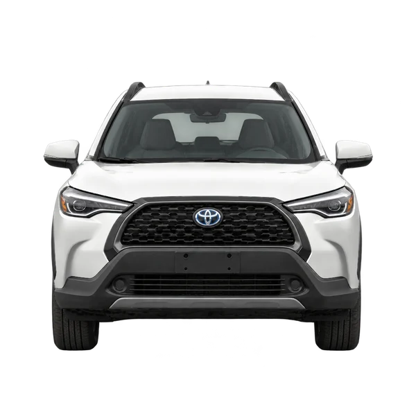 2025 Toyota Corolla Cross in weiß, Ansicht: Front
