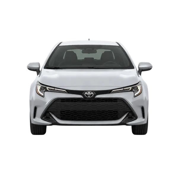 2026 Toyota Corolla Hatchback in Silber, Ansicht: Front