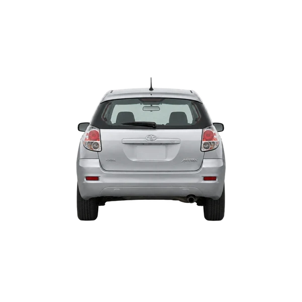 2005 Toyota Corolla Matrix in Silber, Ansicht: Heck
