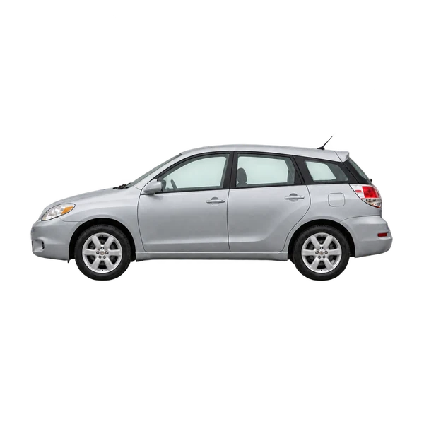 2005 Toyota Corolla Matrix in Silber, Ansicht: Seite (nach links gerichtet)