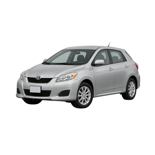 2010 Toyota Corolla Matrix in Silber, Ansicht: Dreiviertelansicht vorne (nach links gerichtet)