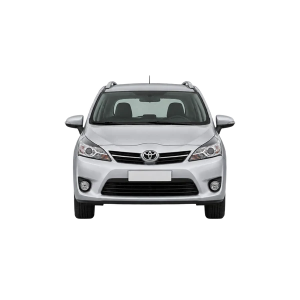 Toyota Corolla Verso 2015 en plateado, vista frontal
