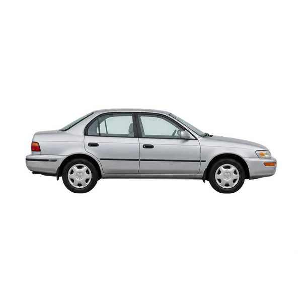 シルバーの1994 Toyota Corolla（側面（右向き）ビュー）