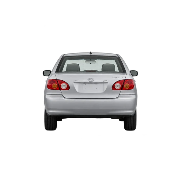 silver 2003 Toyota Corolla rear view