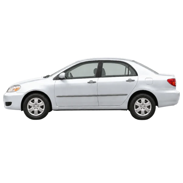 2008 Toyota Corolla in Silber, Ansicht: Seite (nach links gerichtet)