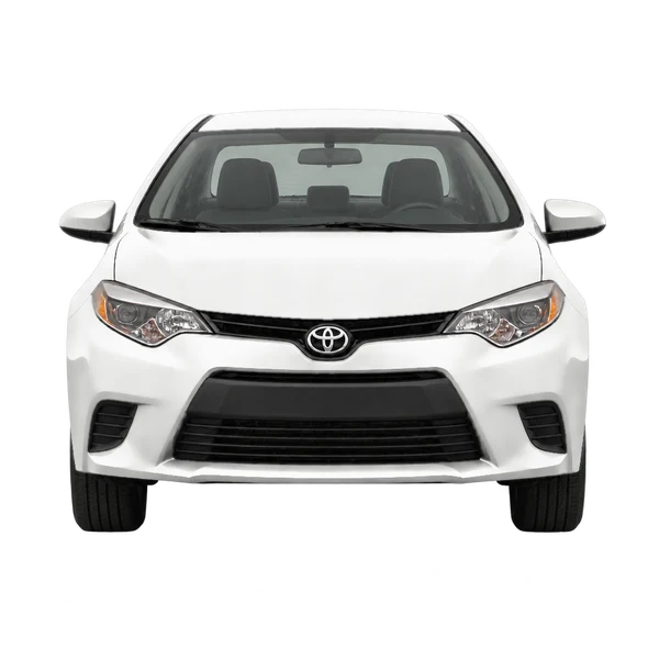 white 2014 Toyota Corolla front view