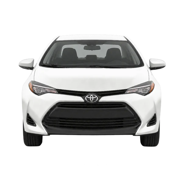 2019 Toyota Corolla in weiß, Ansicht: Front