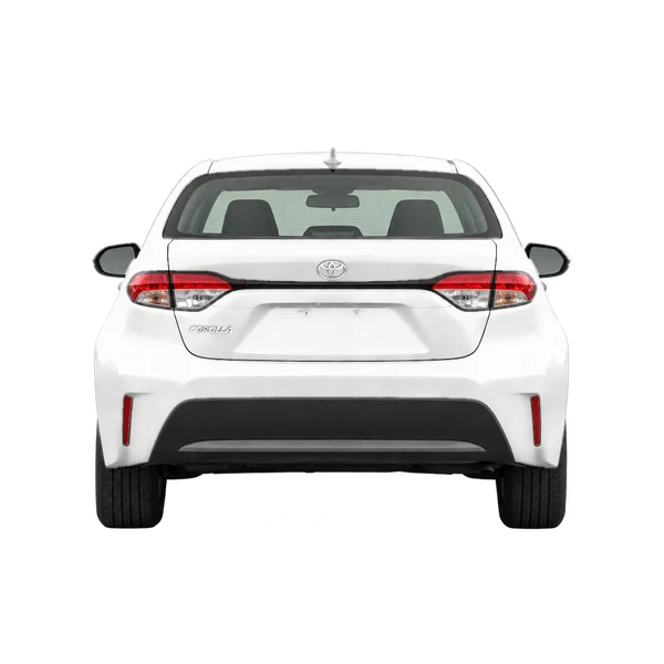 white 2020 Toyota Corolla rear view