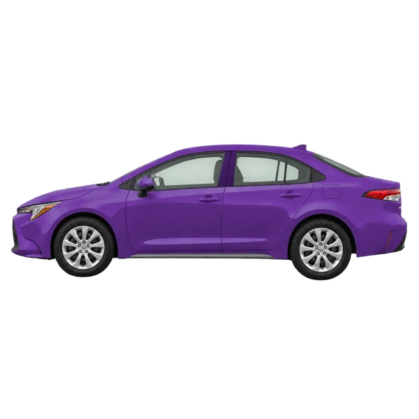 パープルの2024 Toyota Corolla（側面（左向き）ビュー）