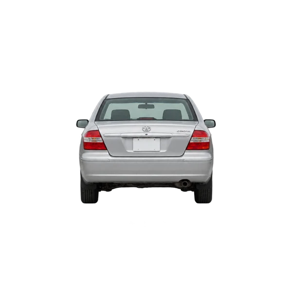 Toyota Corona 2005 en plateado, vista trasera