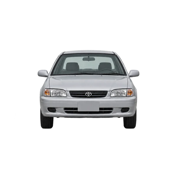 2000 Toyota Corsa in Silber, Ansicht: Front
