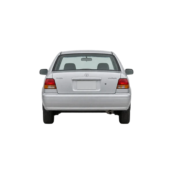 2000 Toyota Corsa in Silber, Ansicht: Heck