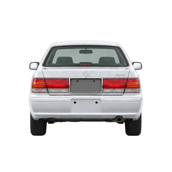 1998 Toyota Crown in Silber, Ansicht: Heck