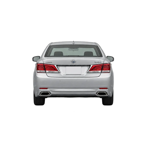 2015 Toyota Crown in Silber, Ansicht: Heck