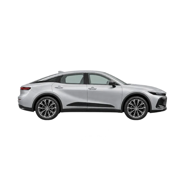 2026 Toyota Crown in Silber, Ansicht: Seite (nach rechts gewandt)