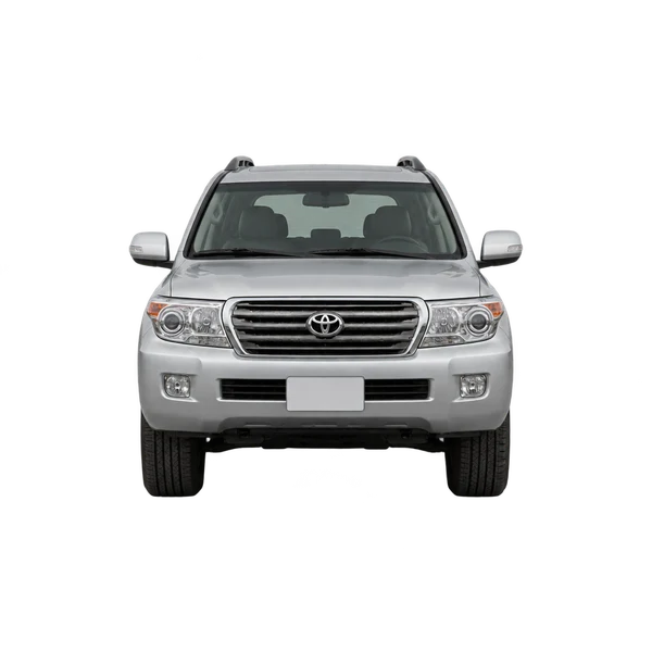Toyota Cruiser 2010 باللون فضي، منظر أمامي