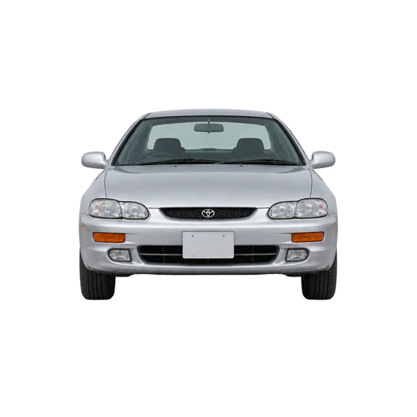 Toyota Curren 1995 باللون فضي، منظر أمامي