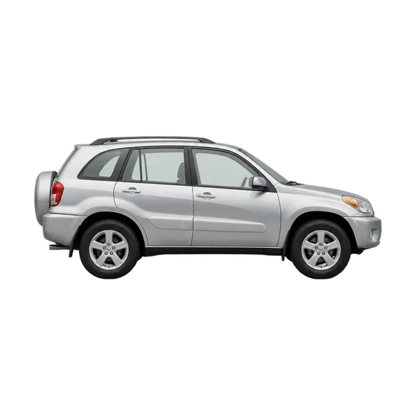 Toyota CV 2005 argent, vue profil (tourné vers la droite)
