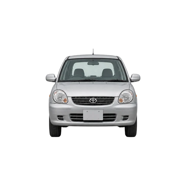 Toyota Duet 2000 باللون فضي، منظر أمامي