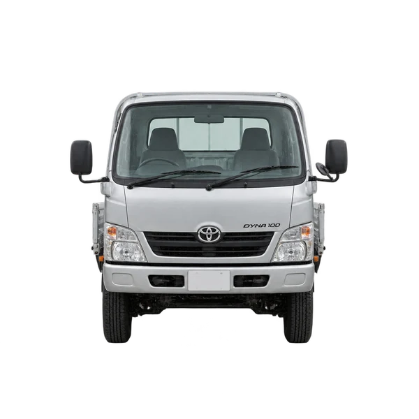 シルバーの2010 Toyota Dyna 100(正面ビュー)