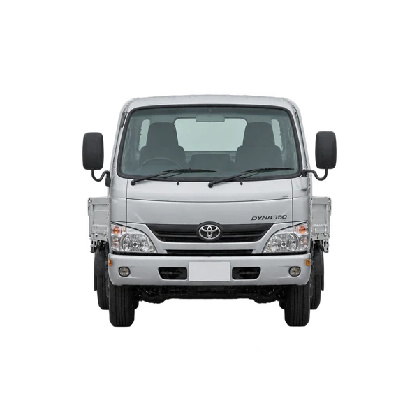 Toyota Dyna 150 2015 en plateado, vista frontal