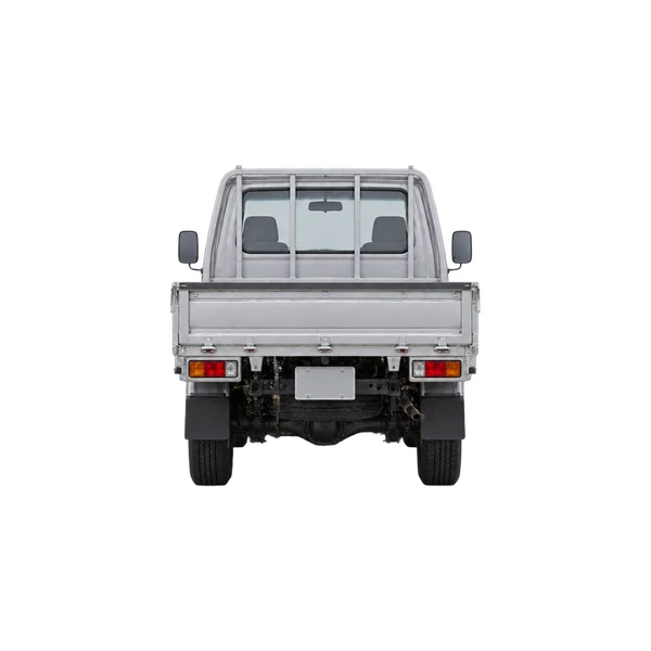1995 Toyota Dyna in Silber, Ansicht: Heck