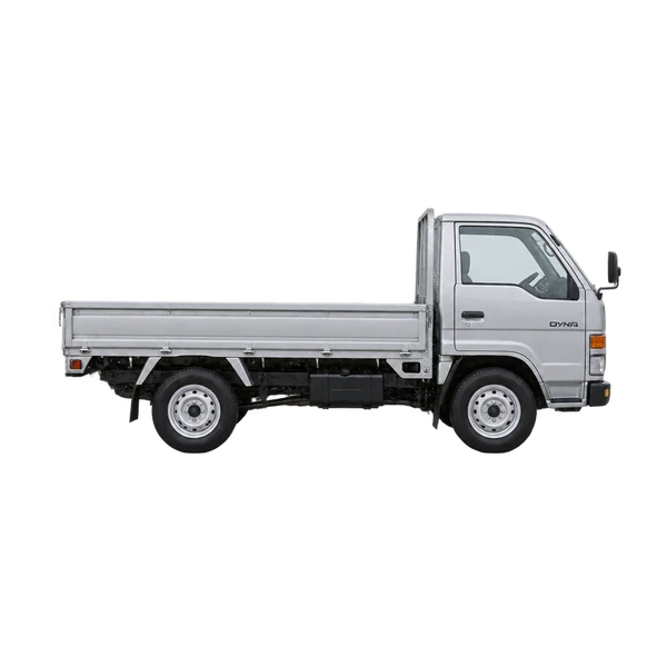 1995 Toyota Dyna in Silber, Ansicht: Seite (nach rechts gewandt)
